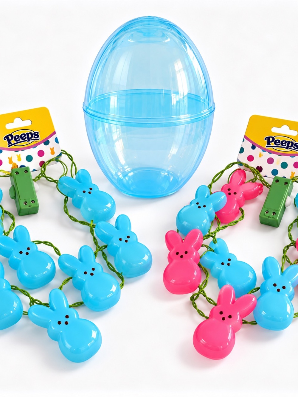 Peeps Blue & Pink Bunny String Lights